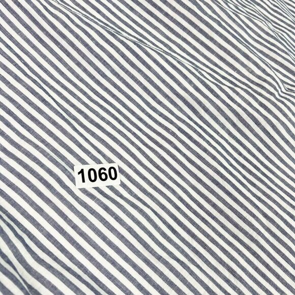 Talbots Plus Skirt Womens 1X Blue White Striped A-Line Preppy Nautical Linen - Picture 9 of 9